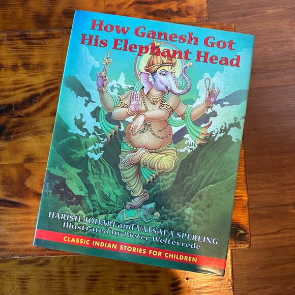 Vintage 2003 How Ganesha Got His Elephant Head Indian Stories For Children Book - Picture 1 of 10